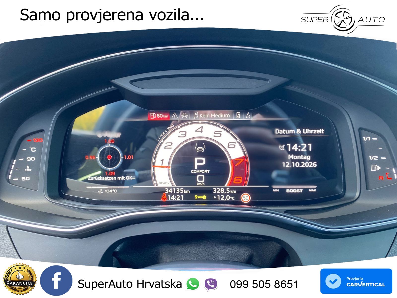 Audi RS6 Avant 4.0 TFSI V8 performance (630 KS)  quattro tiptronic LED+GR SJED+ACC
