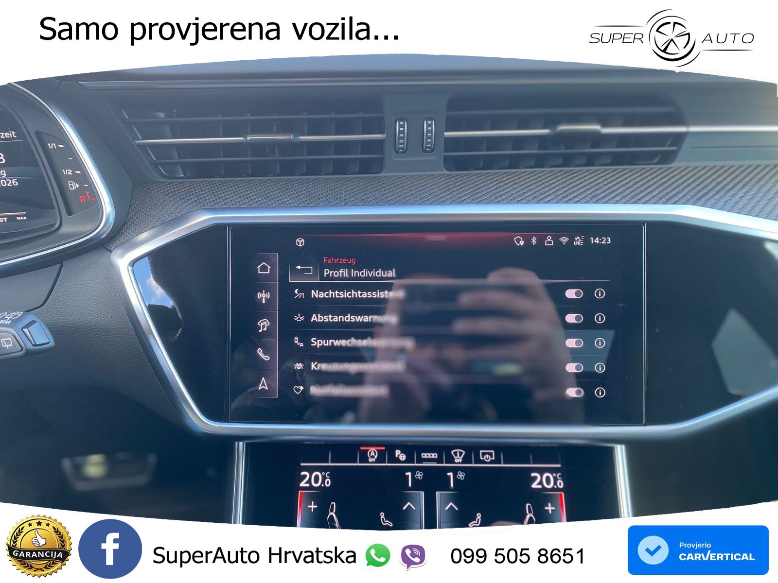 Audi RS6 Avant 4.0 TFSI V8 performance (630 KS)  quattro tiptronic LED+GR SJED+ACC