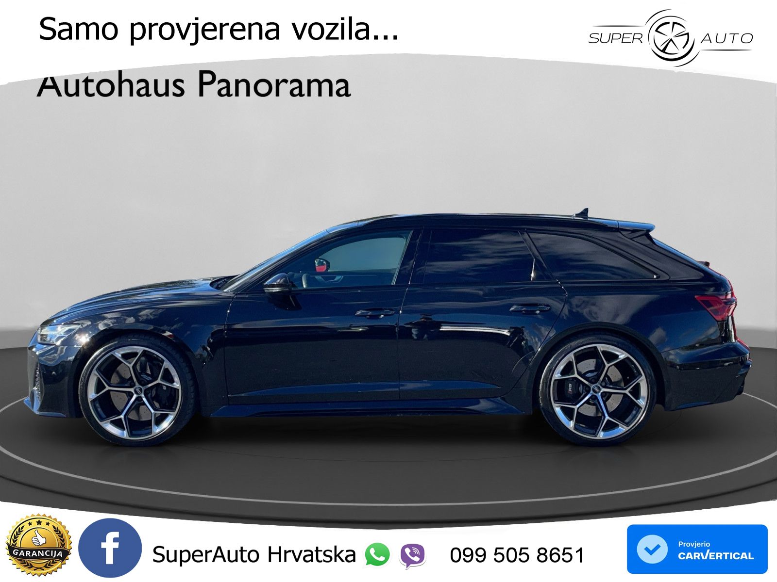 Audi RS6 Avant 4.0 TFSI V8 performance (630 KS)  quattro tiptronic LED+GR SJED+ACC