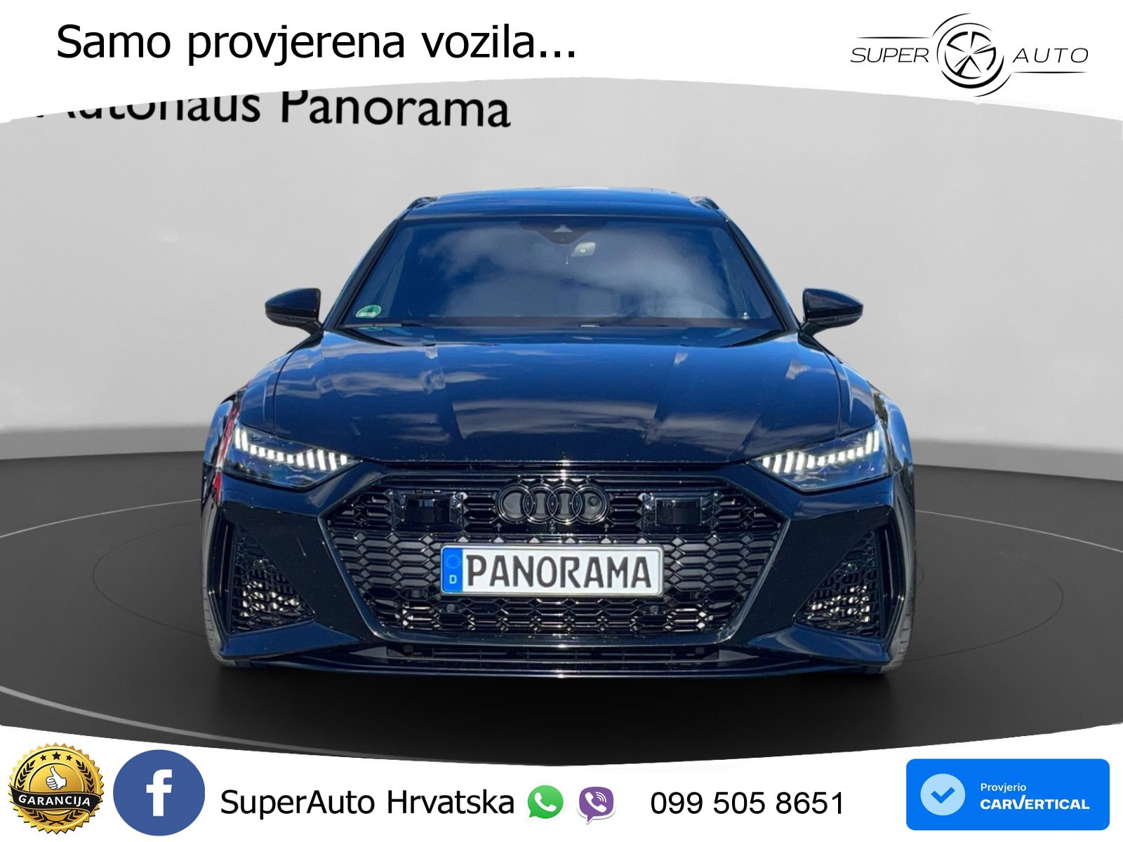 Audi RS6 Avant 4.0 TFSI V8 performance (630 KS)  quattro tiptronic LED+GR SJED+ACC