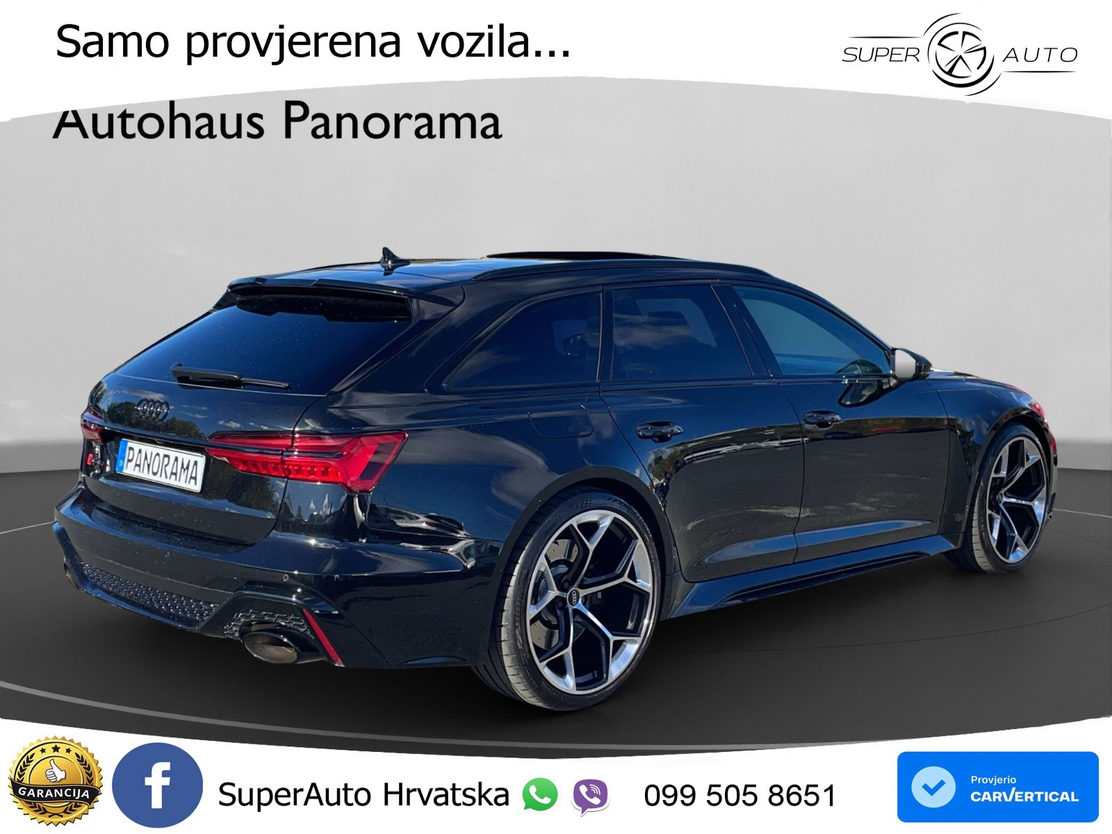Audi RS6 Avant 4.0 TFSI V8 performance (630 KS)  quattro tiptronic LED+GR SJED+ACC