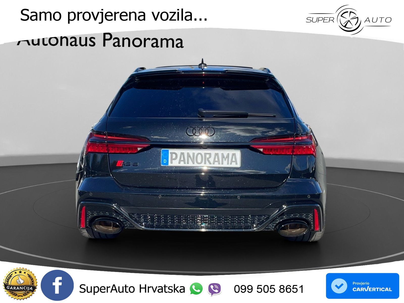 Audi RS6 Avant 4.0 TFSI V8 performance (630 KS)  quattro tiptronic LED+GR SJED+ACC