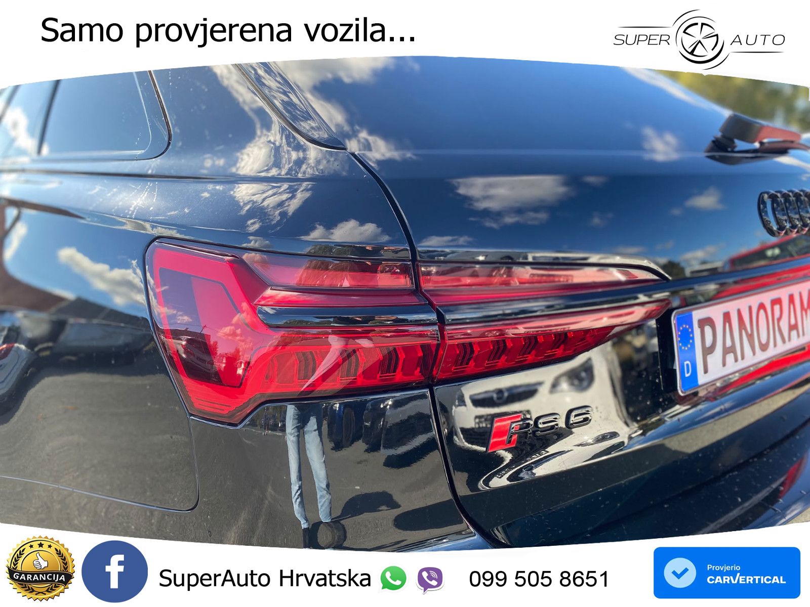 Audi RS6 Avant 4.0 TFSI V8 performance (630 KS)  quattro tiptronic LED+GR SJED+ACC