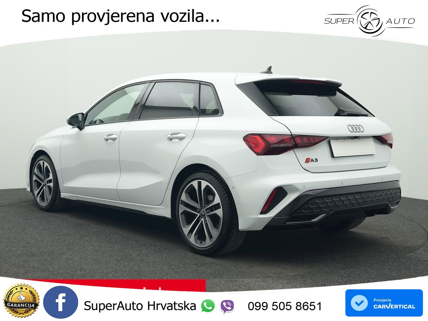 Audi A3 35 TDI (150 KS) S tronic 2x S line LED+GR SJED+ACC