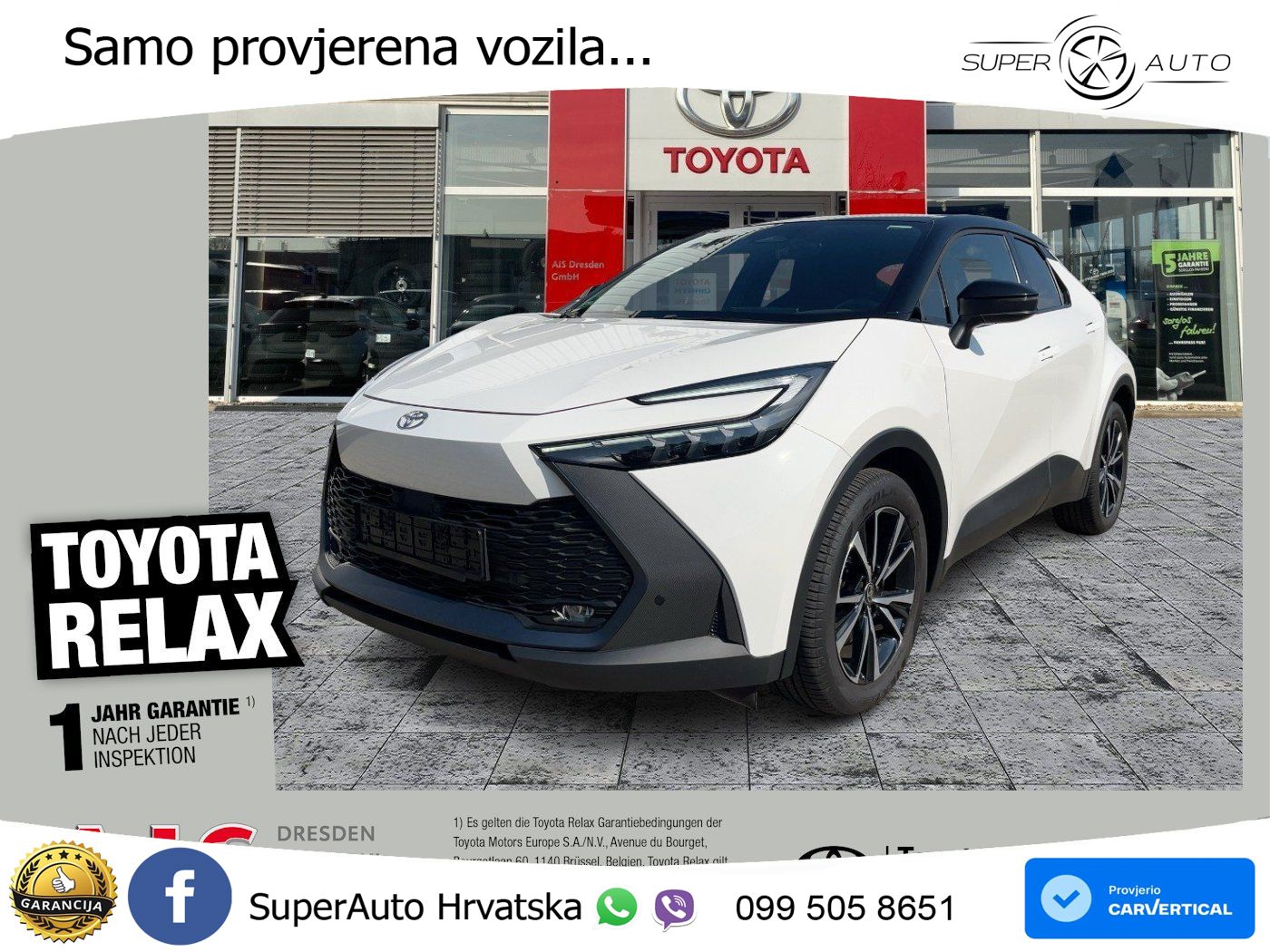 Toyota C-HR 2.0 (223 KS) PHEV e-CVT Teamplayer LED+GR SJED+ACC
