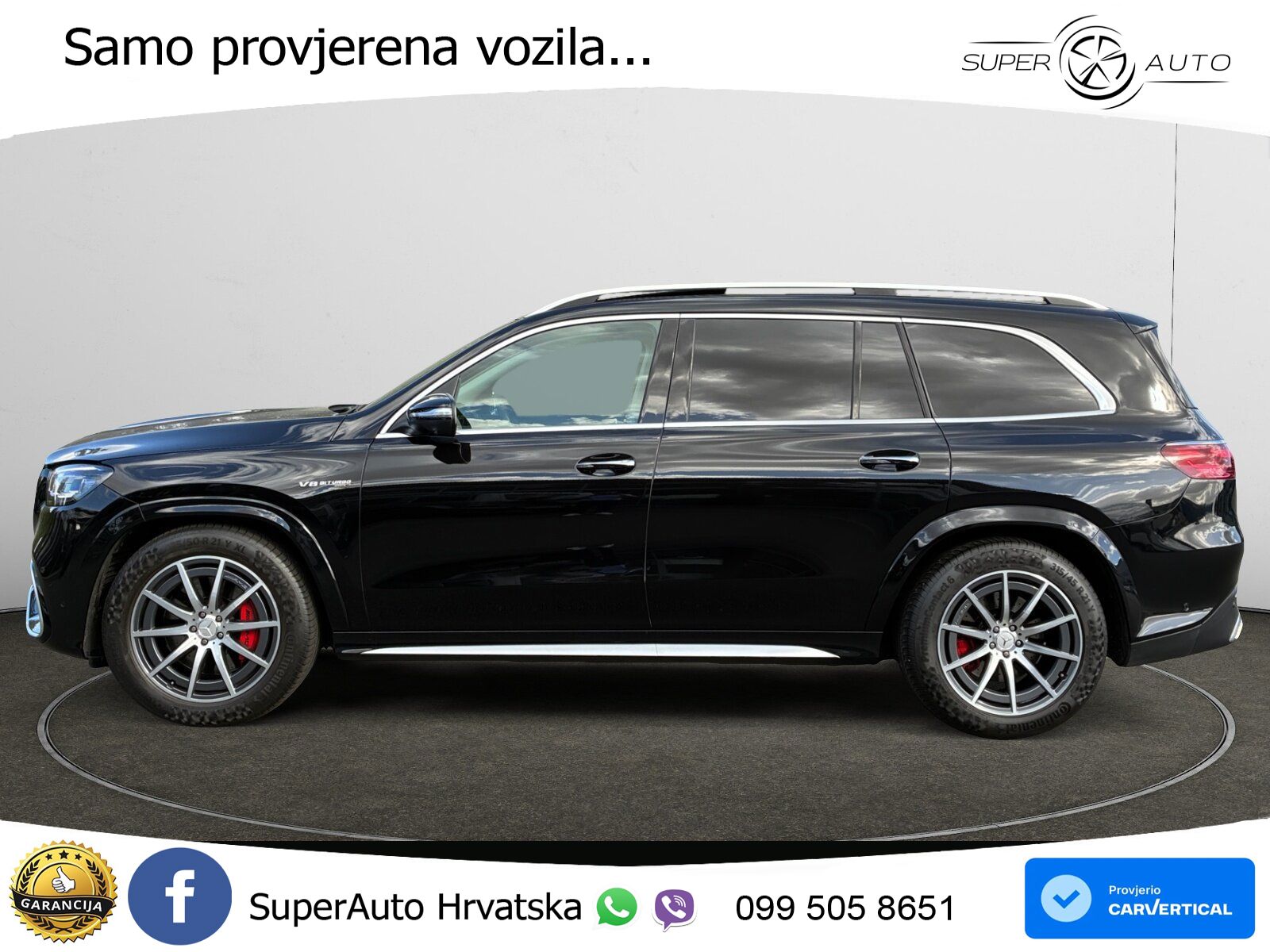 Mercedes-Benz GLS AMG GLS 63 V8 EQ Boost 4MATIC+ AMG SPEEDSHIFT TCT 9G ACC+HEAD+4xGR SJED+360+PANO