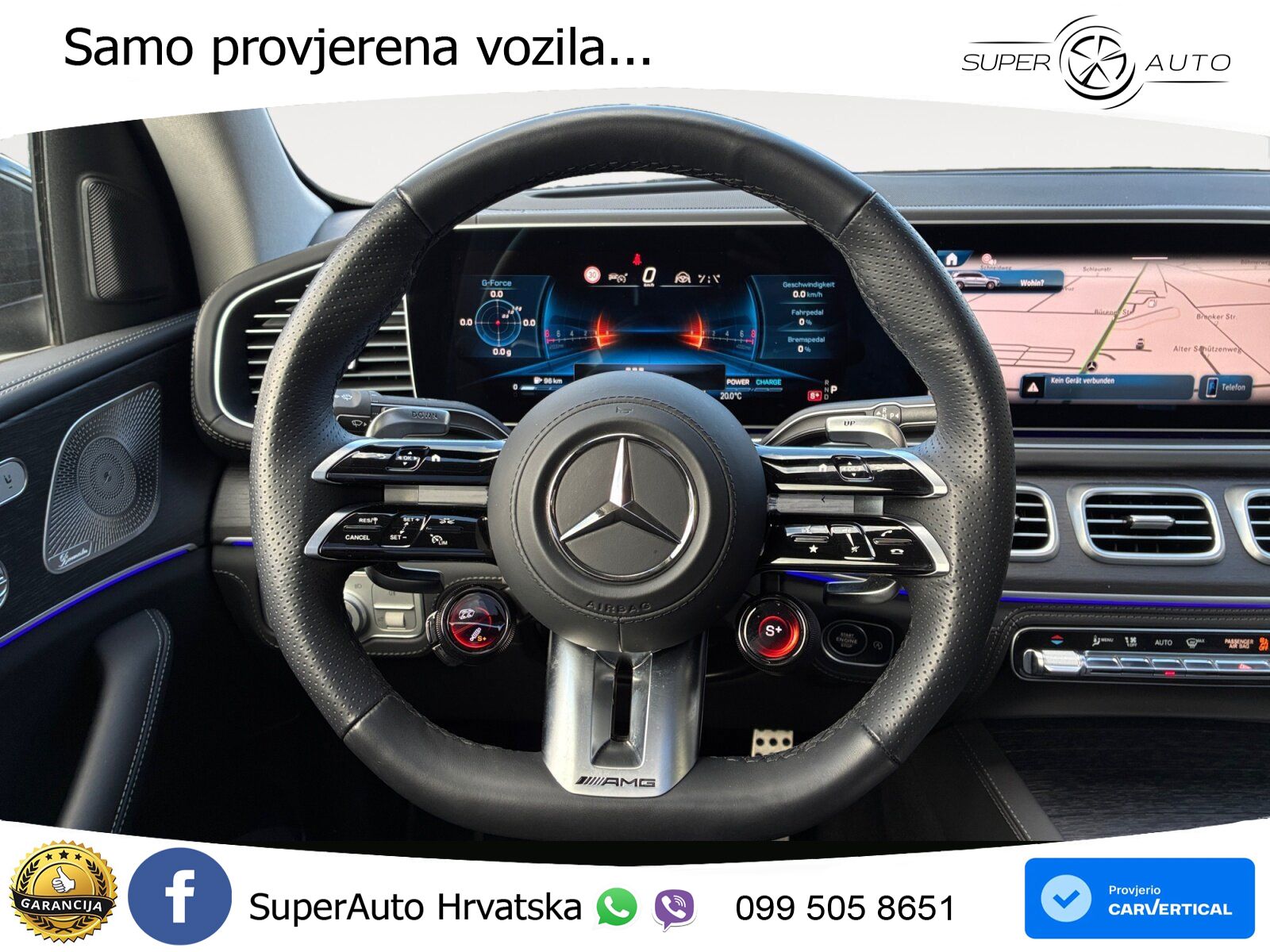 Mercedes-Benz GLS AMG GLS 63 V8 EQ Boost 4MATIC+ AMG SPEEDSHIFT TCT 9G ACC+HEAD+4xGR SJED+360+PANO