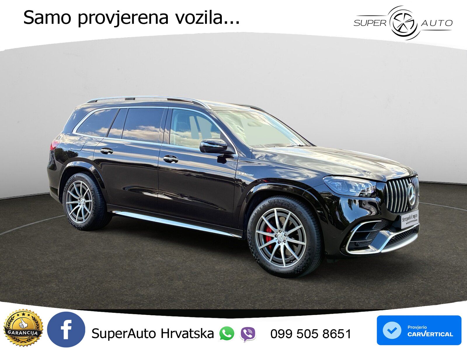 Mercedes-Benz GLS AMG GLS 63 V8 EQ Boost 4MATIC+ AMG SPEEDSHIFT TCT 9G ACC+HEAD+4xGR SJED+360+PANO