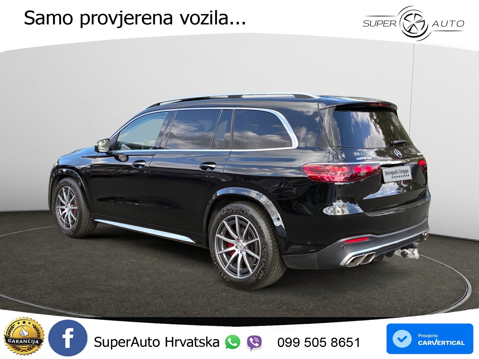 Mercedes-Benz GLS AMG GLS 63 V8 EQ Boost 4MATIC+ AMG SPEEDSHIFT TCT 9G ACC+HEAD+4xGR SJED+360+PANO