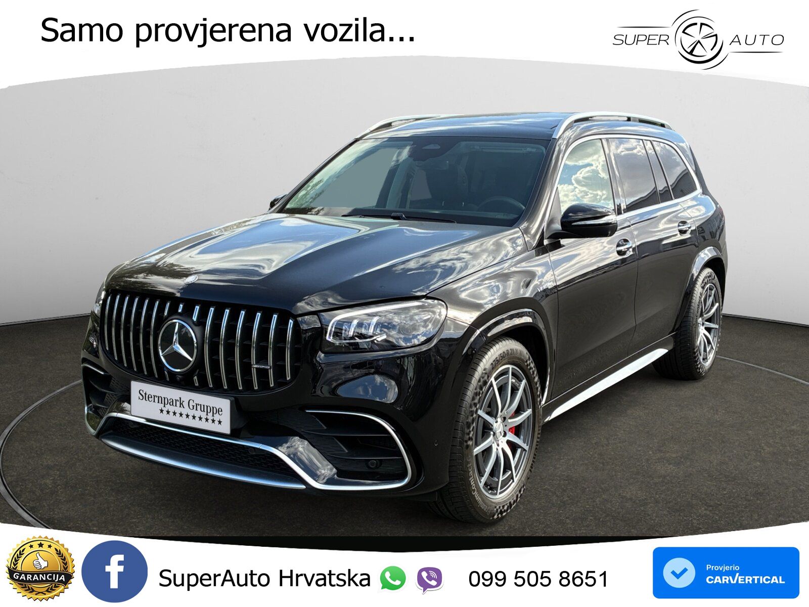 Mercedes-Benz GLS AMG GLS 63 V8 EQ Boost 4MATIC+ AMG SPEEDSHIFT TCT 9G ACC+HEAD+4xGR SJED+360+PANO
