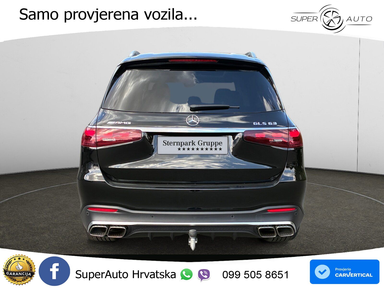 Mercedes-Benz GLS AMG GLS 63 V8 EQ Boost 4MATIC+ AMG SPEEDSHIFT TCT 9G ACC+HEAD+4xGR SJED+360+PANO