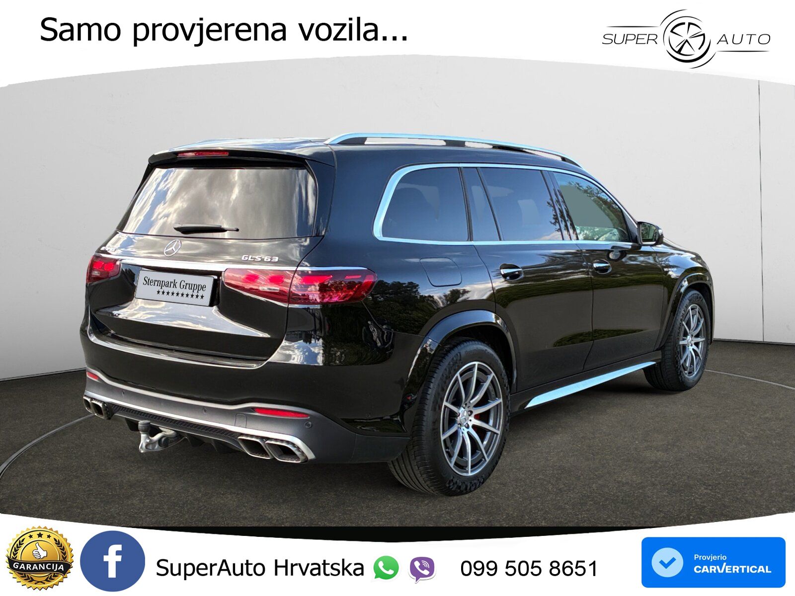 Mercedes-Benz GLS AMG GLS 63 V8 EQ Boost 4MATIC+ AMG SPEEDSHIFT TCT 9G ACC+HEAD+4xGR SJED+360+PANO