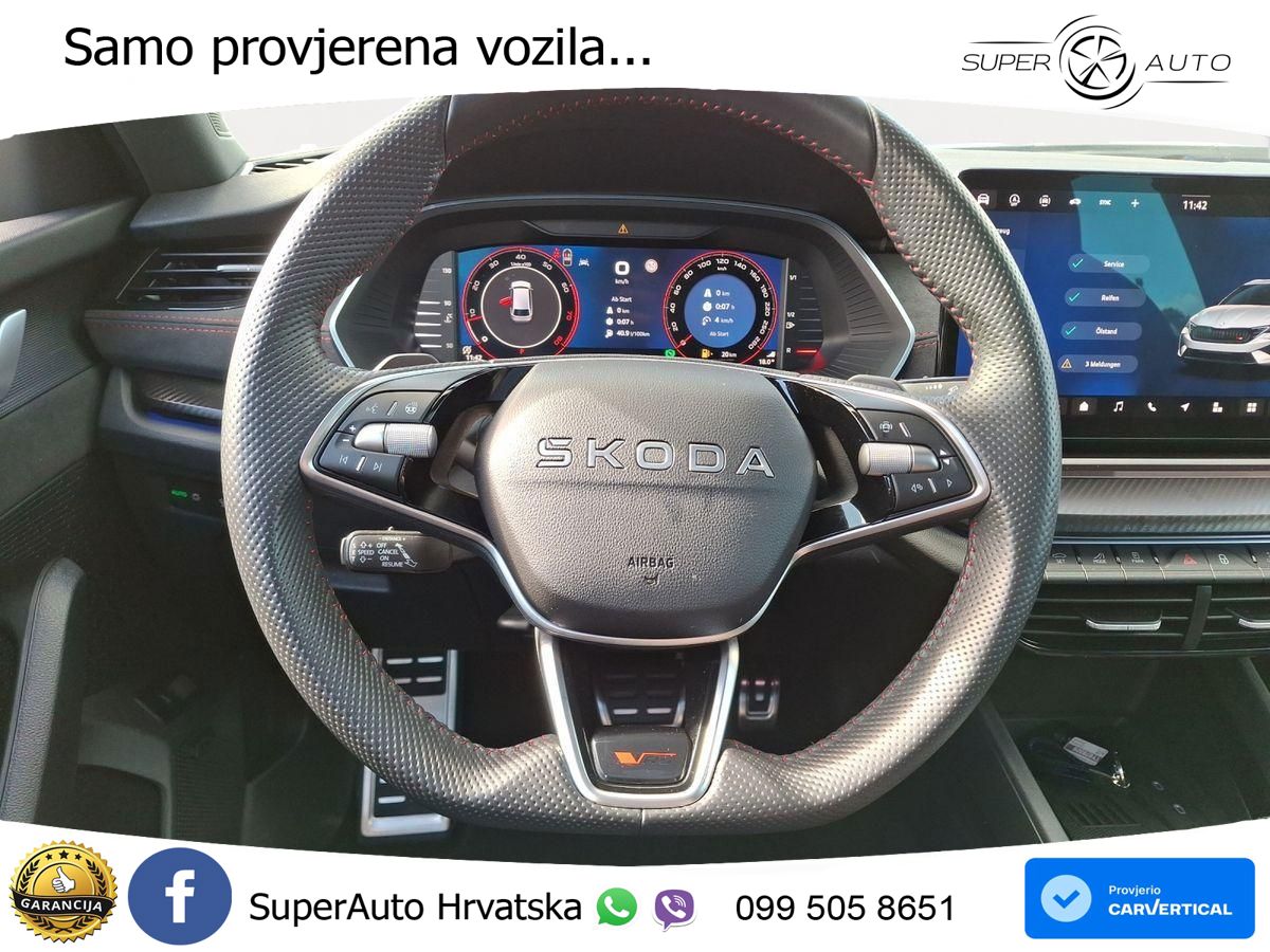 Škoda Octavia Combi RS 2.0 TSI (265 KS) DSG MATRIX+GR SJED+KAM