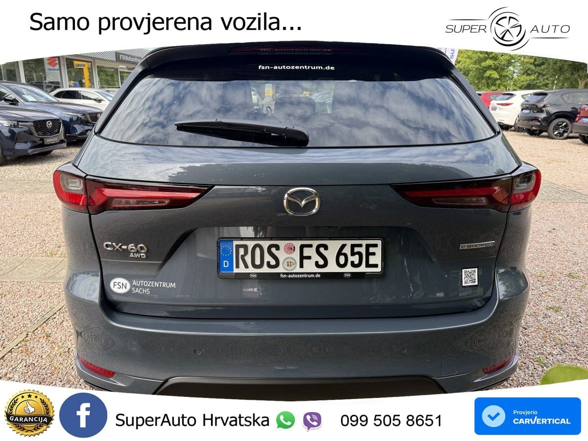 Mazda CX-60 2.5 e-Skyactiv (328 KS) AWD Automatic MATRIX+GR SJED+KAM