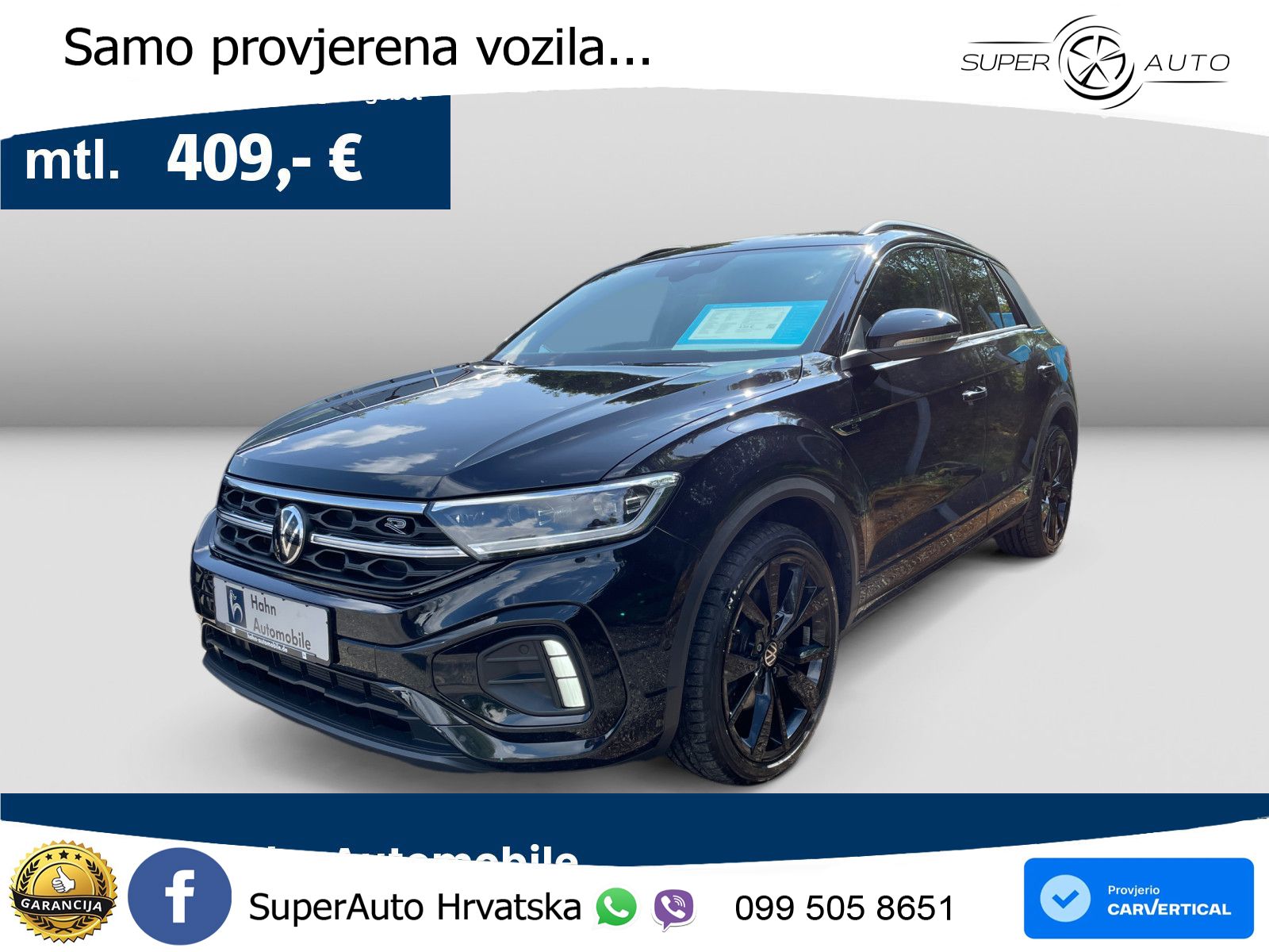 Volkswagen T-Roc 1.5 TSI (150 KS) DSG LED+GR SJED+ACC