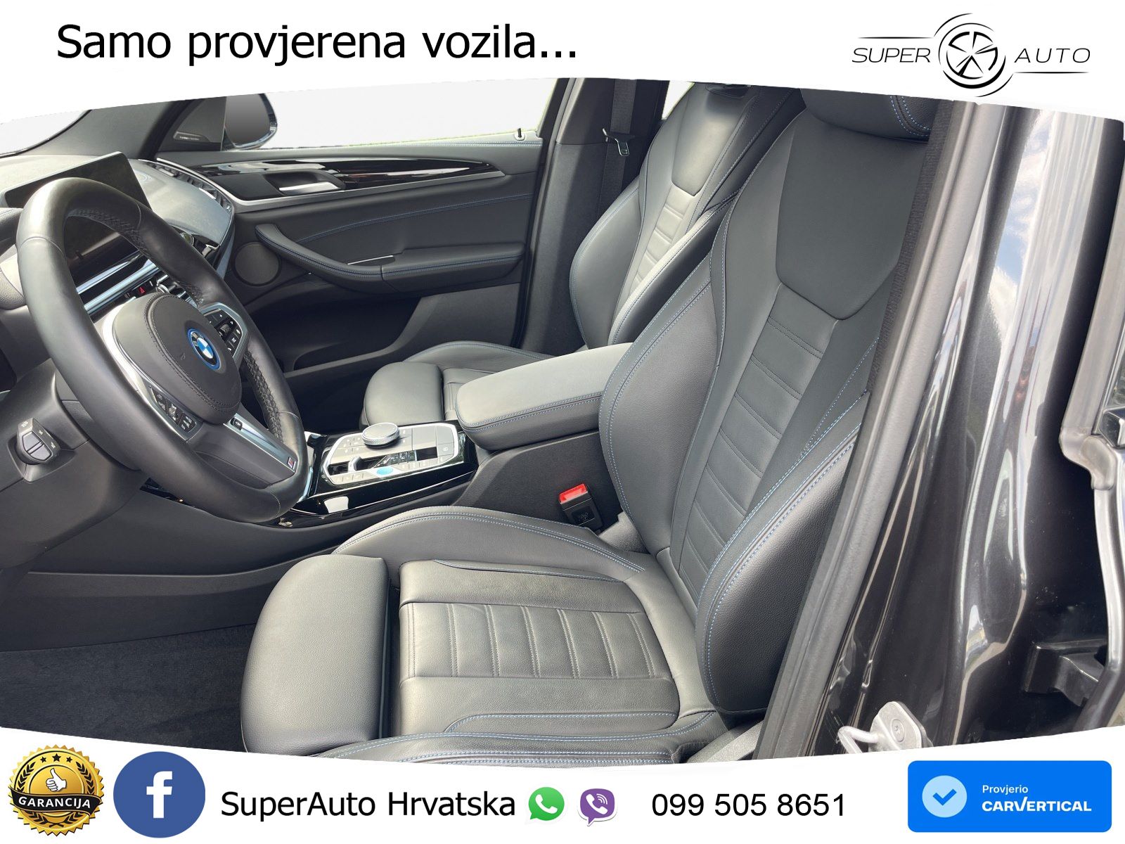 BMW iX3 80 kWh (286 KS) M Sport ACC+HEAD+GR SJED+360+PANO