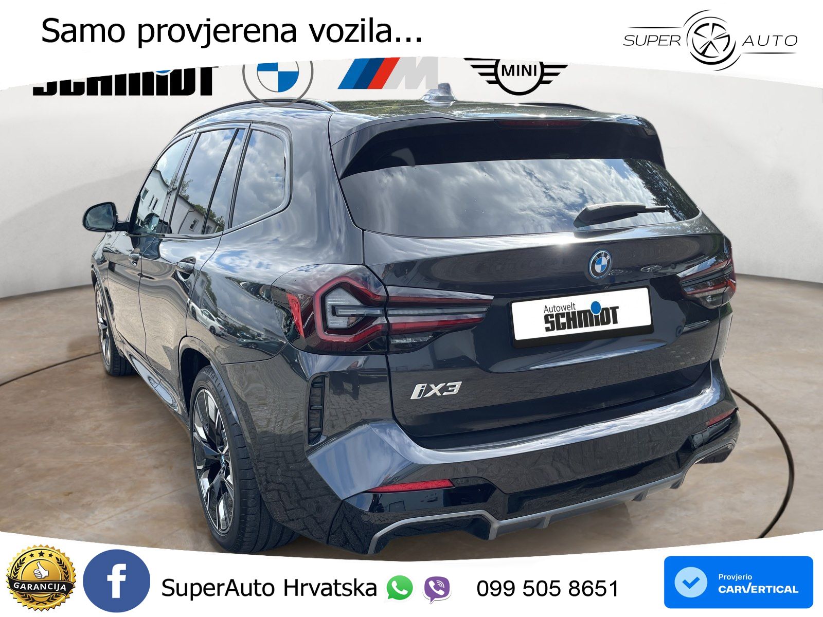 BMW iX3 80 kWh (286 KS) M Sport ACC+HEAD+GR SJED+360+PANO