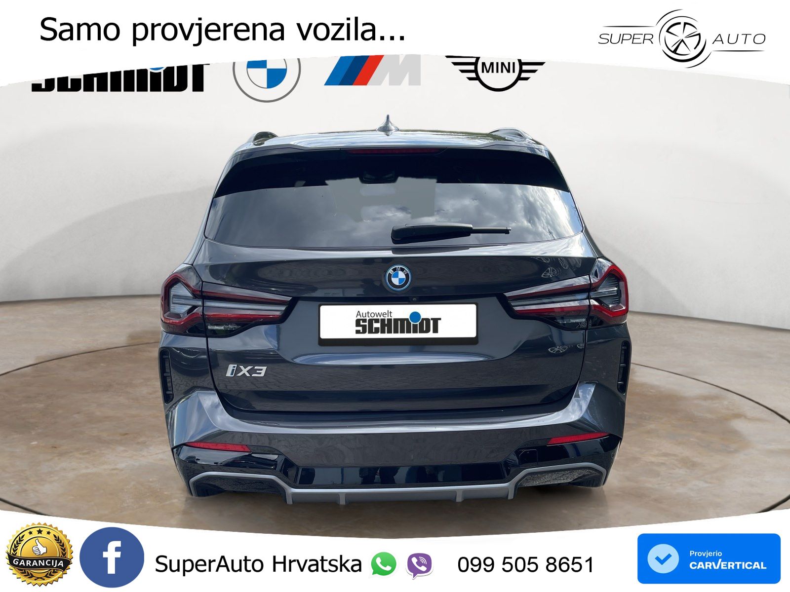 BMW iX3 80 kWh (286 KS) M Sport ACC+HEAD+GR SJED+360+PANO
