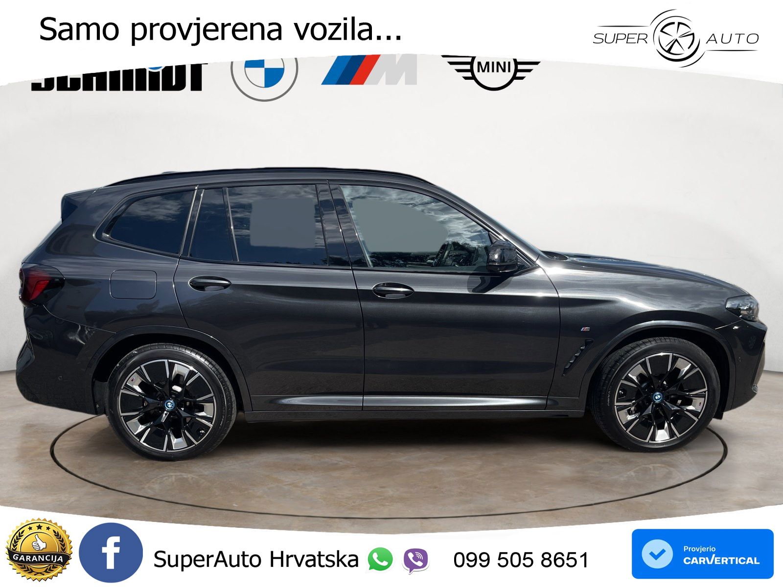 BMW iX3 80 kWh (286 KS) M Sport ACC+HEAD+GR SJED+360+PANO