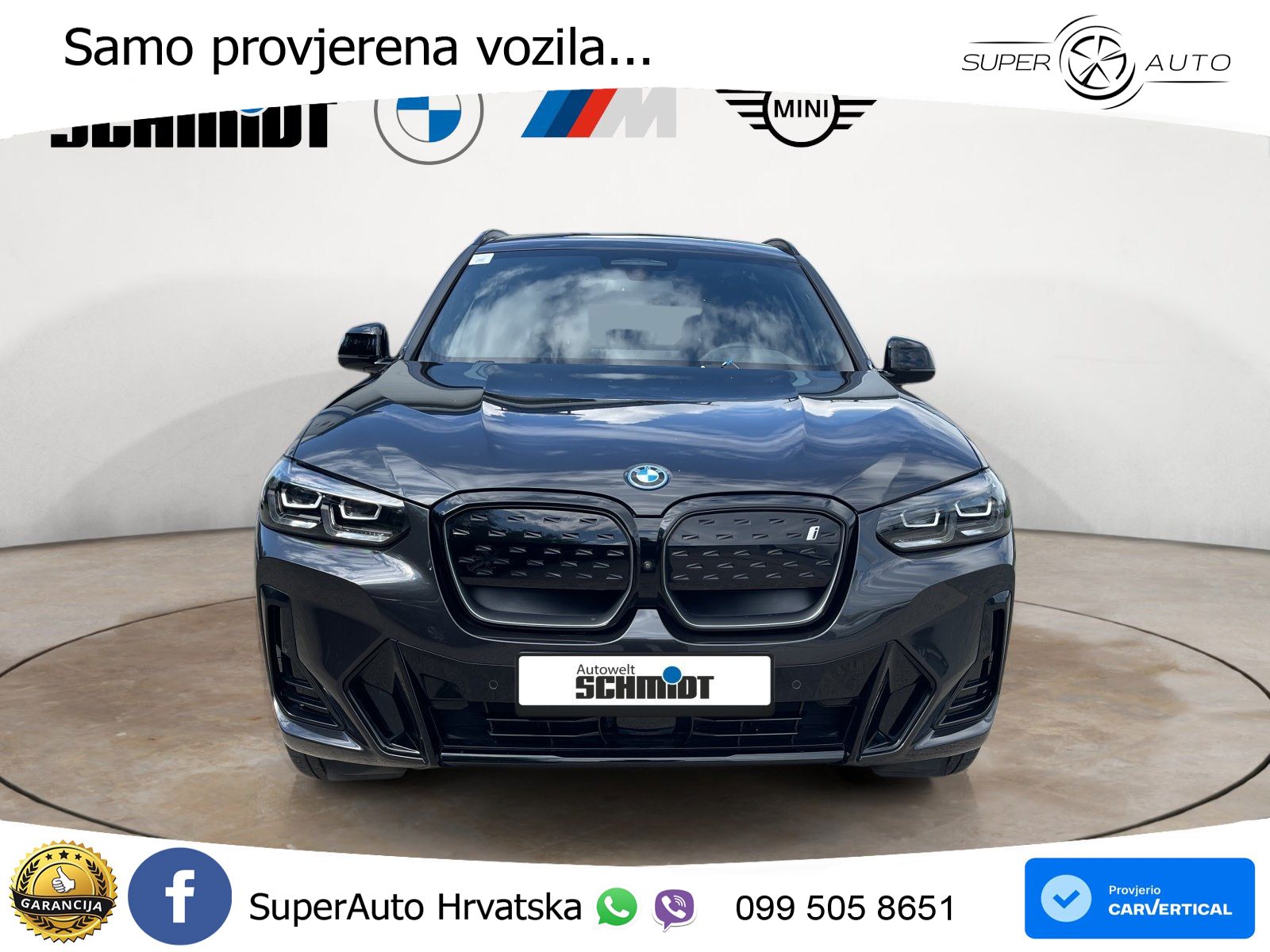 BMW iX3 80 kWh (286 KS) M Sport ACC+HEAD+GR SJED+360+PANO