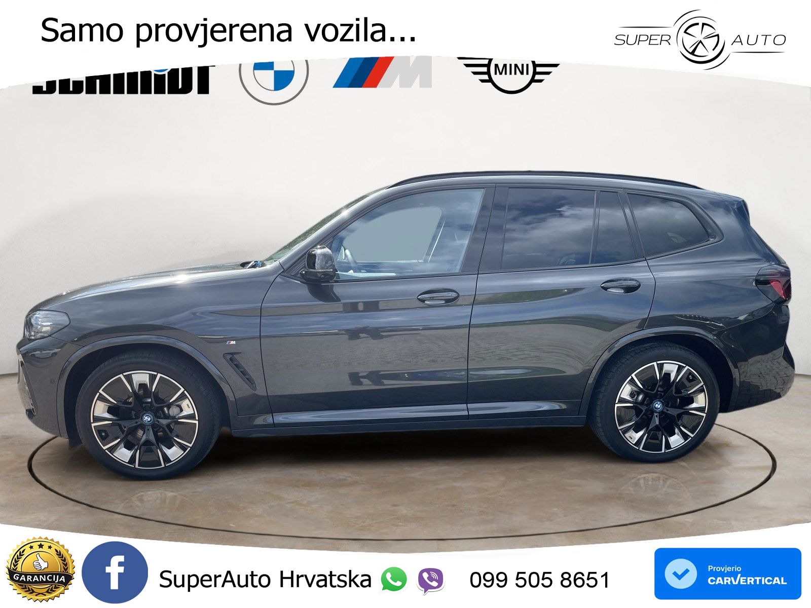 BMW iX3 80 kWh (286 KS) M Sport ACC+HEAD+GR SJED+360+PANO