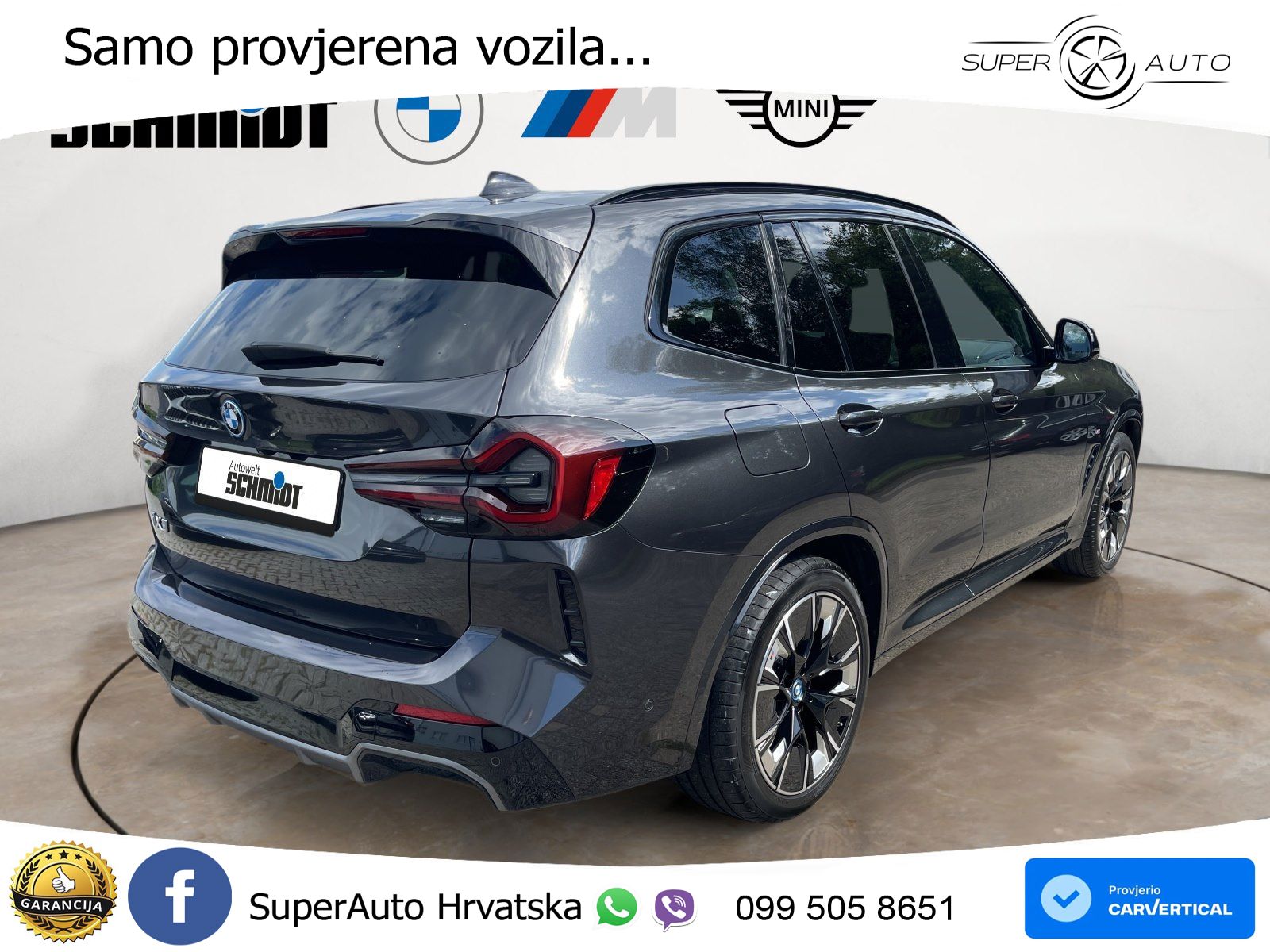 BMW iX3 80 kWh (286 KS) M Sport ACC+HEAD+GR SJED+360+PANO