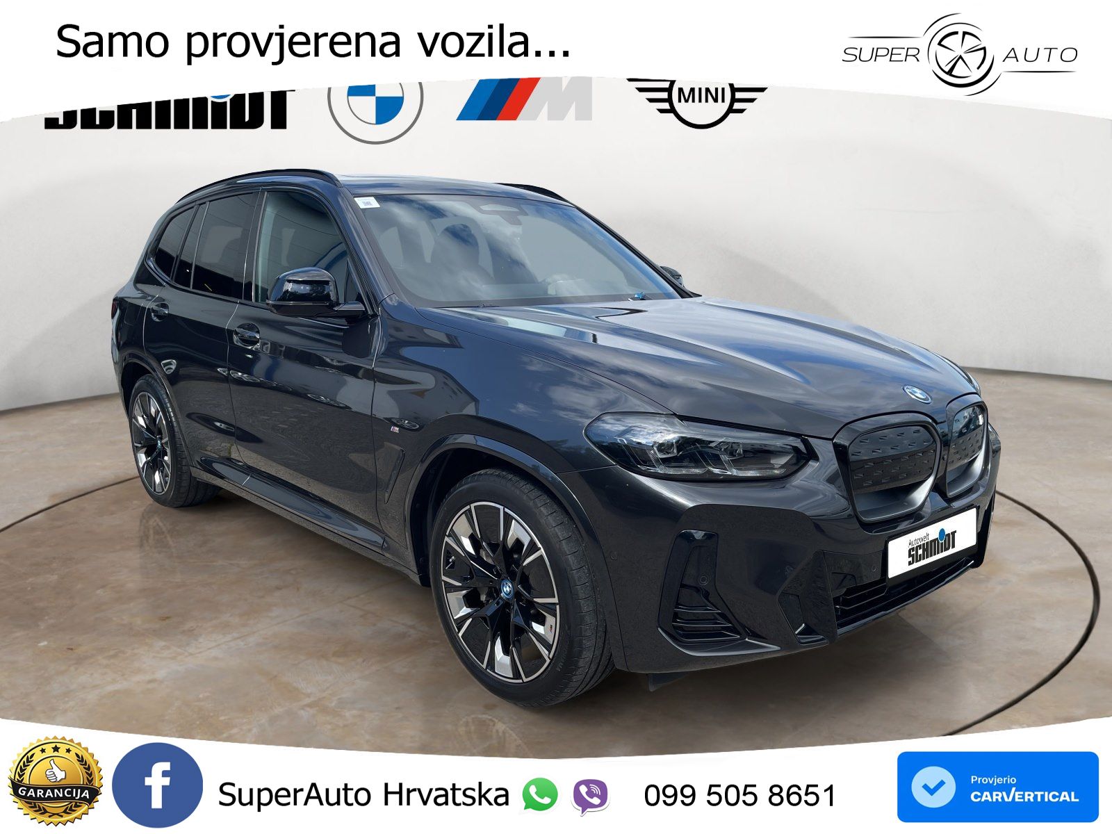 BMW iX3 80 kWh (286 KS) M Sport ACC+HEAD+GR SJED+360+PANO