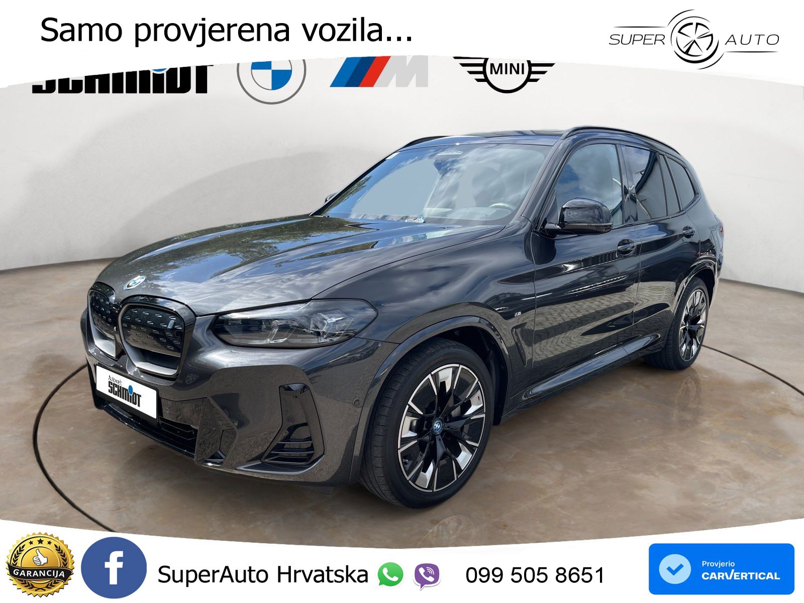 BMW iX3 80 kWh (286 KS) M Sport ACC+HEAD+GR SJED+360+PANO