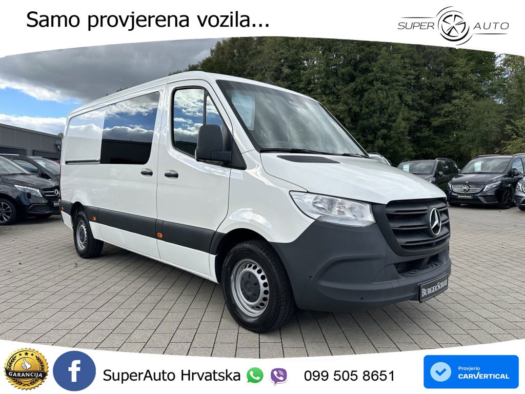 Mercedes-Benz Sprinter 317 CDI KA Mittel 3-Sitze Klima NAVI Di 170 KS