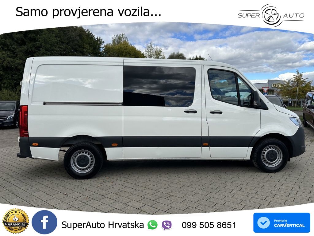 Mercedes-Benz Sprinter 317 CDI KA Mittel 3-Sitze Klima NAVI Di 170 KS