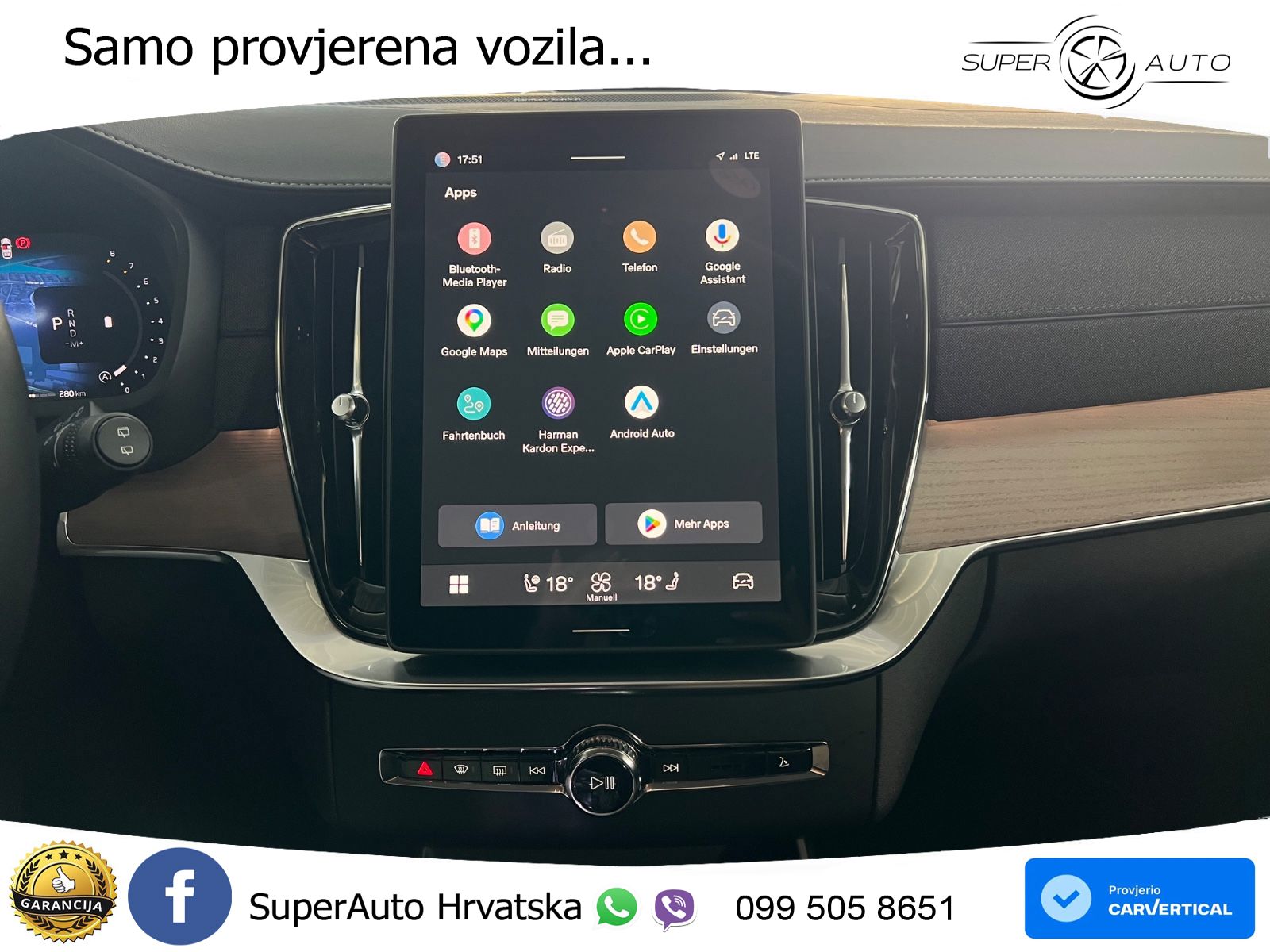 Volvo XC90 2.0 B5 AWD Automatic MATRIX+GR SJED+KAM