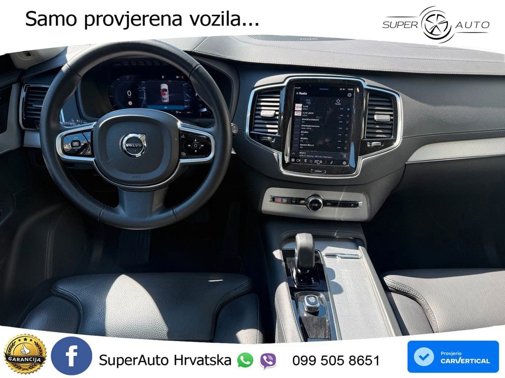 Volvo XC90 2.0 B5 Diesel AWD Automatic ACC+GR SJED+360+PANO