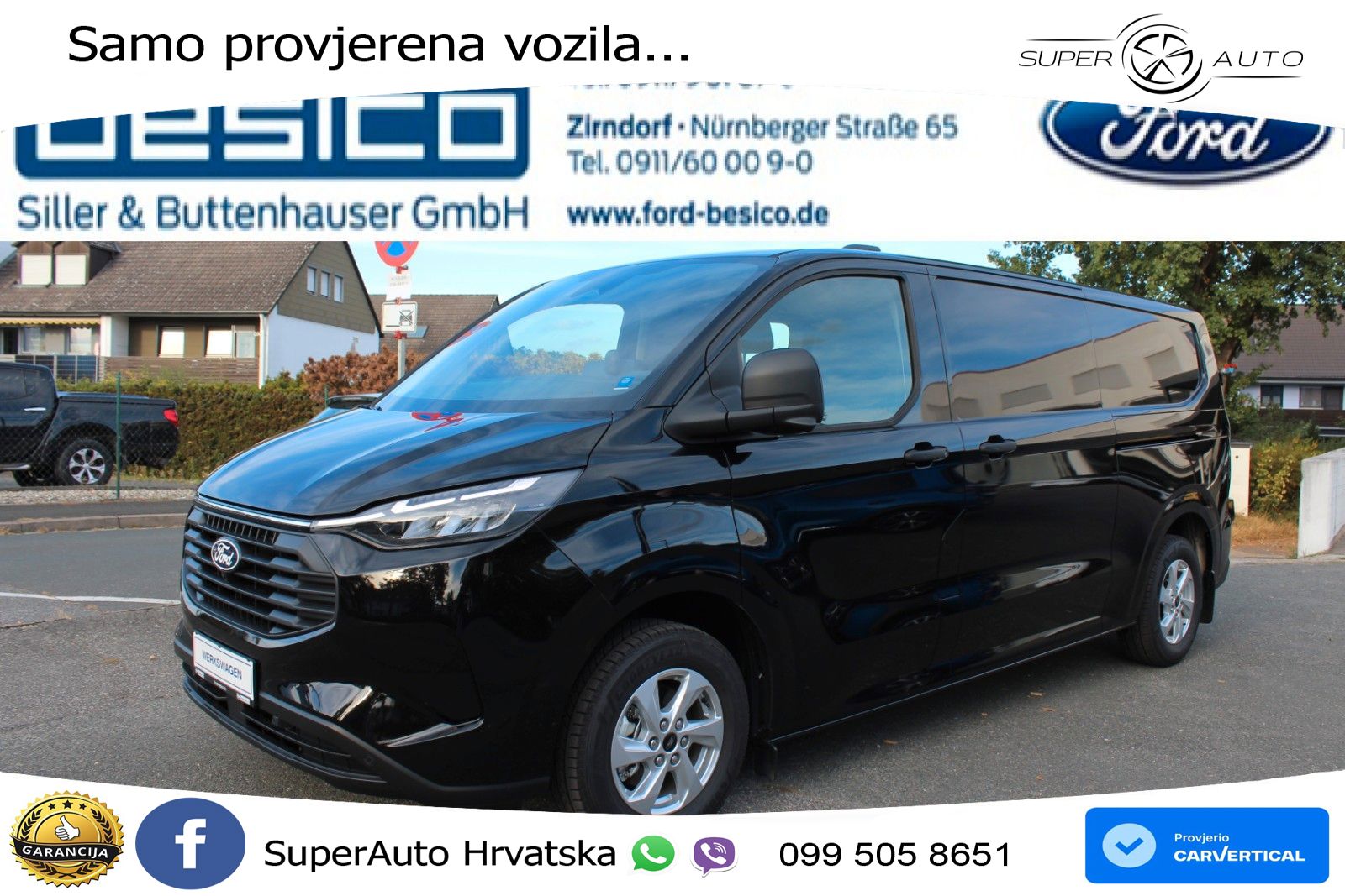 Ford Transit Custom Multicab Limited 2,5PHEV*AHK*ACC* 232 KS