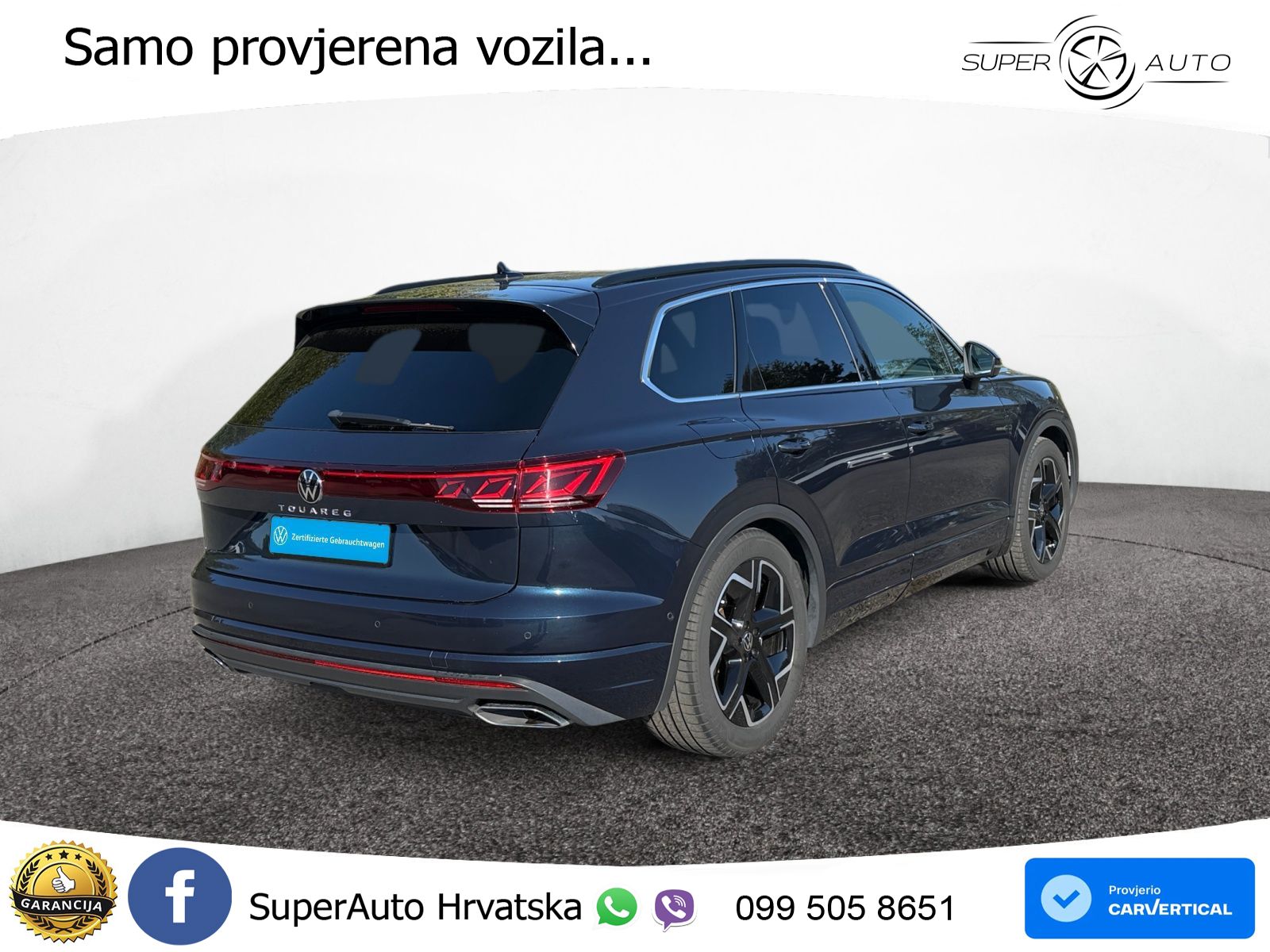 Volkswagen Touareg 3.0 V6 TDI (286 KS) 4MOTION Tiptronic ZRAČNI+ACC+GR SJED+KAM+PANO
