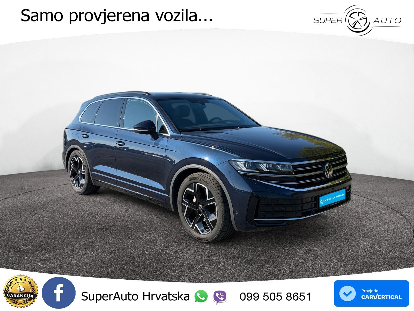 Volkswagen Touareg 3.0 V6 TDI (286 KS) 4MOTION Tiptronic ZRAČNI+ACC+GR SJED+KAM+PANO