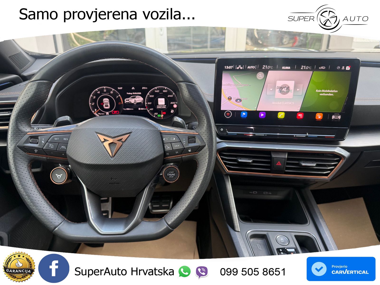 Cupra Formentor VZ5 2.5 TSI (390 KS) 4Drive DSG LED+GR SJED+ACC