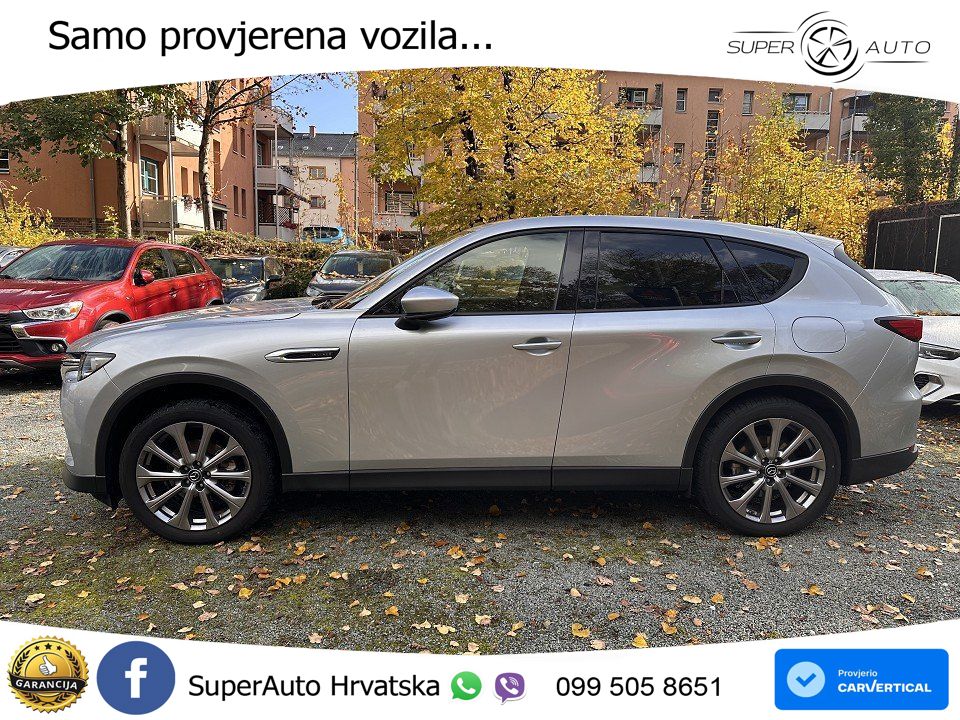 Mazda CX-60 3.3 e-Skyactiv D (254 KS) AWD Automatic LED+GR SJED+ACC