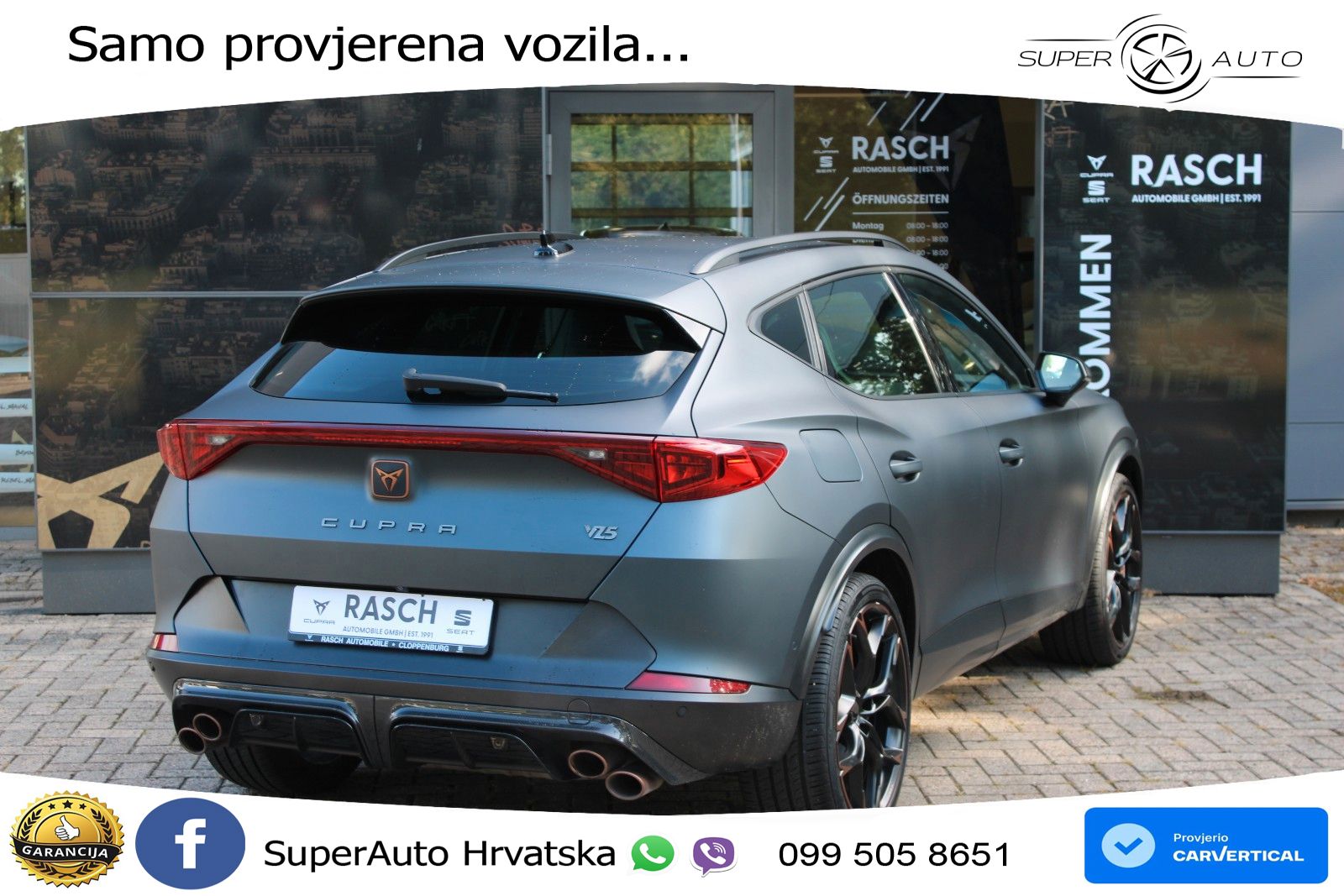 Cupra Formentor VZ5 2.5 TSI (390 KS) 4Drive DSG LED+GR SJED+ACC