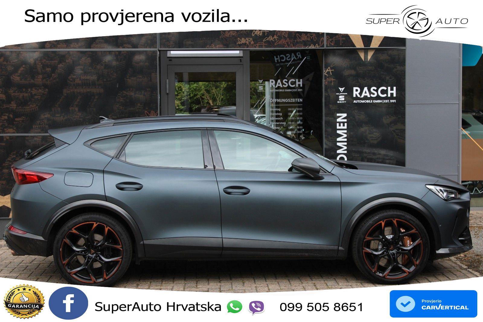 Cupra Formentor VZ5 2.5 TSI (390 KS) 4Drive DSG LED+GR SJED+ACC