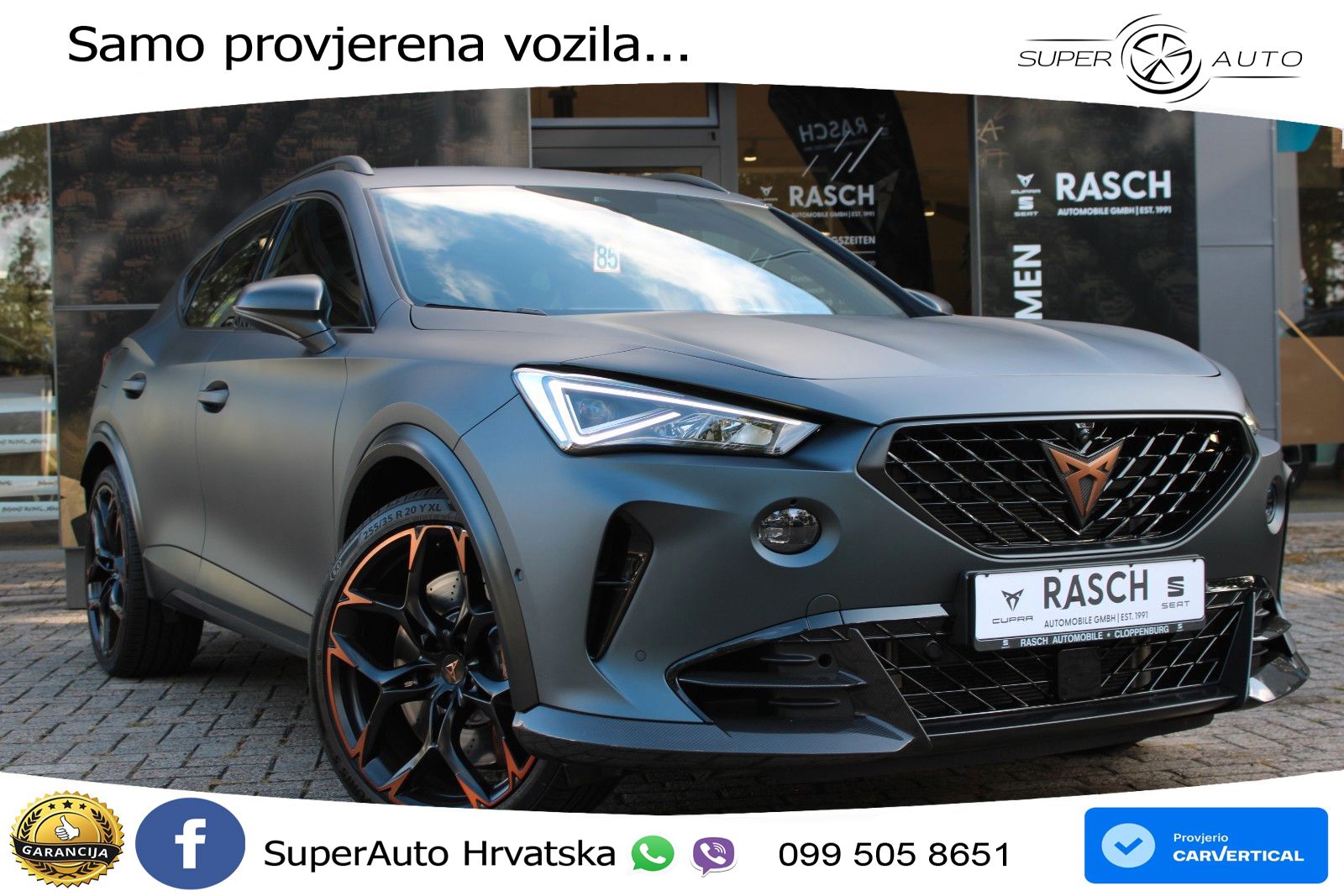 Cupra Formentor VZ5 2.5 TSI (390 KS) 4Drive DSG LED+GR SJED+ACC