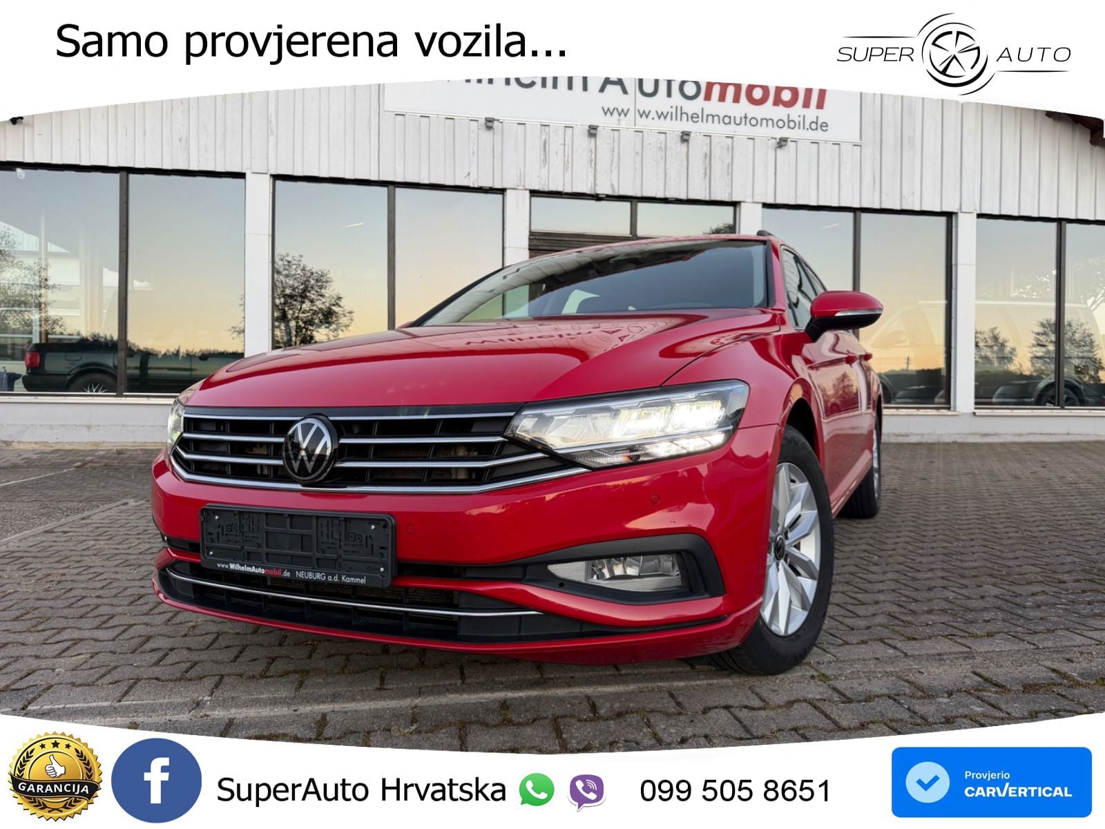 Volkswagen Passat Variant 2.0 TDI (122 KS) DSG Business LED+GR SJED+ACC