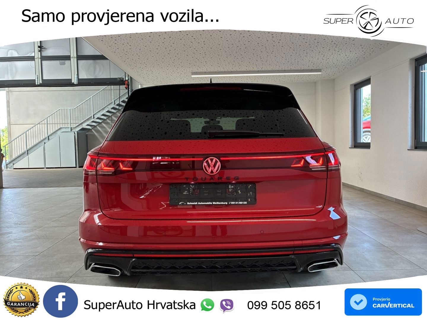 Volkswagen Touareg 3.0 V6 TDI (286 KS) 4MOTION Tiptronic ZRAČNI+ACC+GR SJED+KAM+PANO