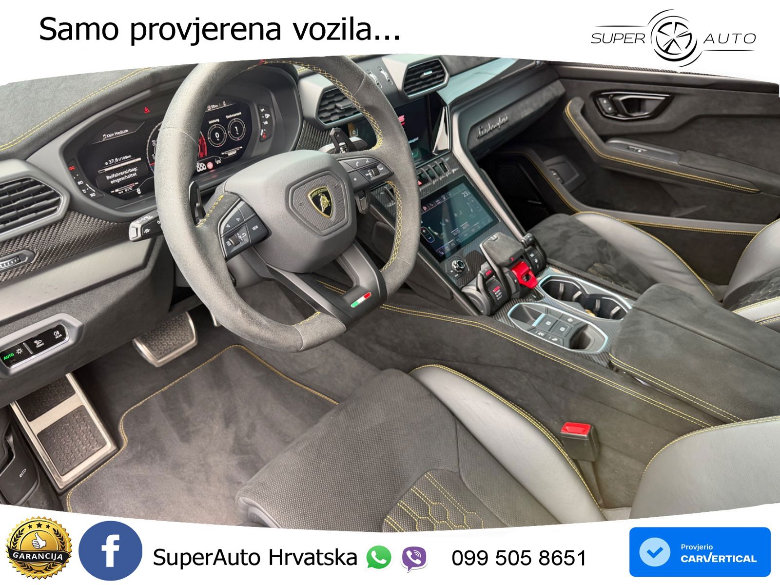 Lamborghini Urus S 4.0 V8 (666 KS) 4WD Automatic LED+GR SJED+ACC