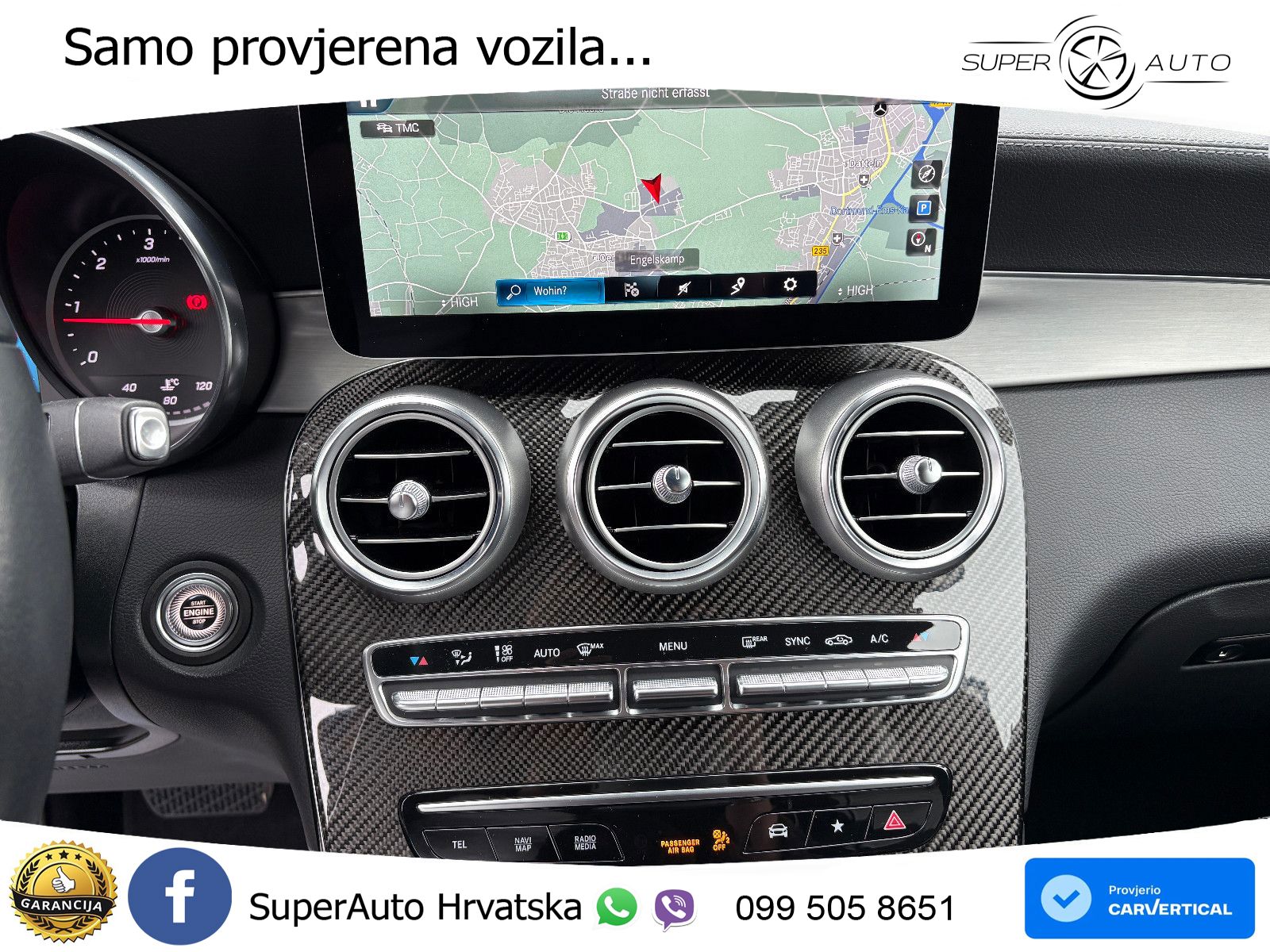 Mercedes GLC 300d (245 KS) 4MATIC G-TRONIC LED+GR SJED+ACC