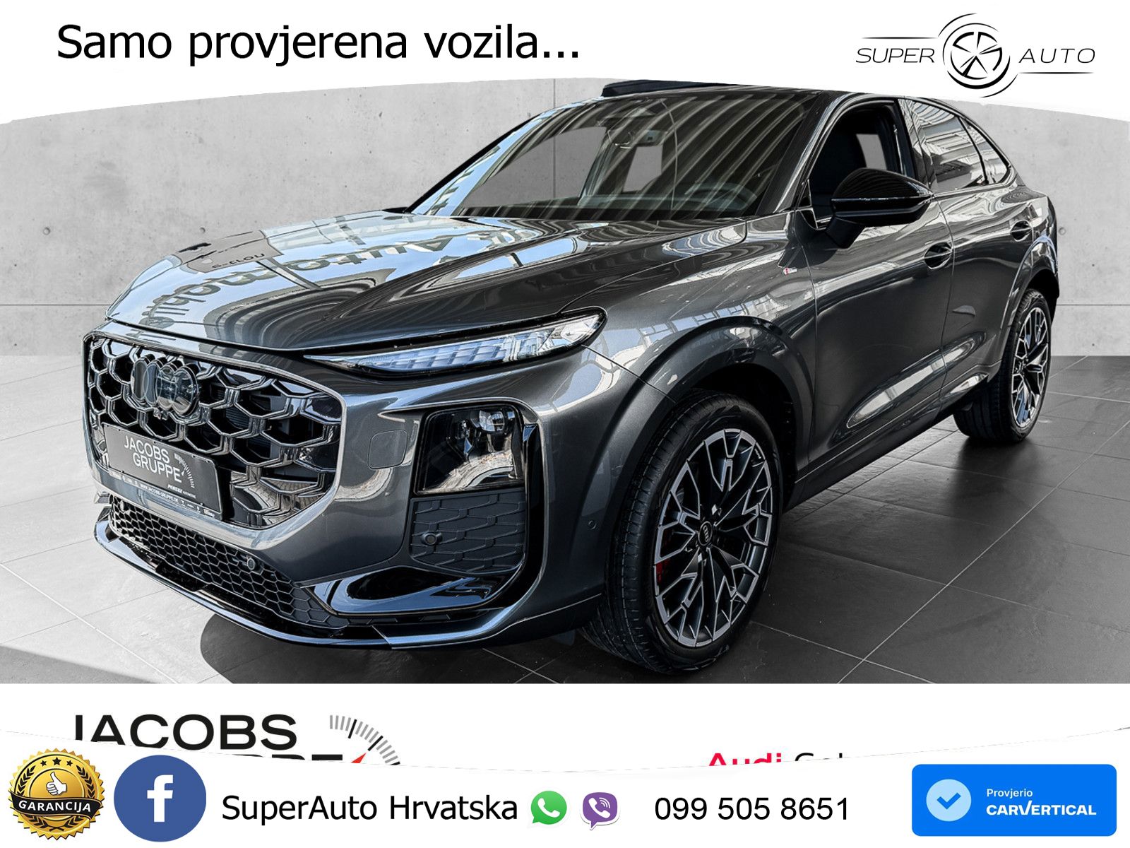 Audi Q3 Sportback 2.0 TDI (150 KS) S tronic S line LED+GR SJED+ACC
