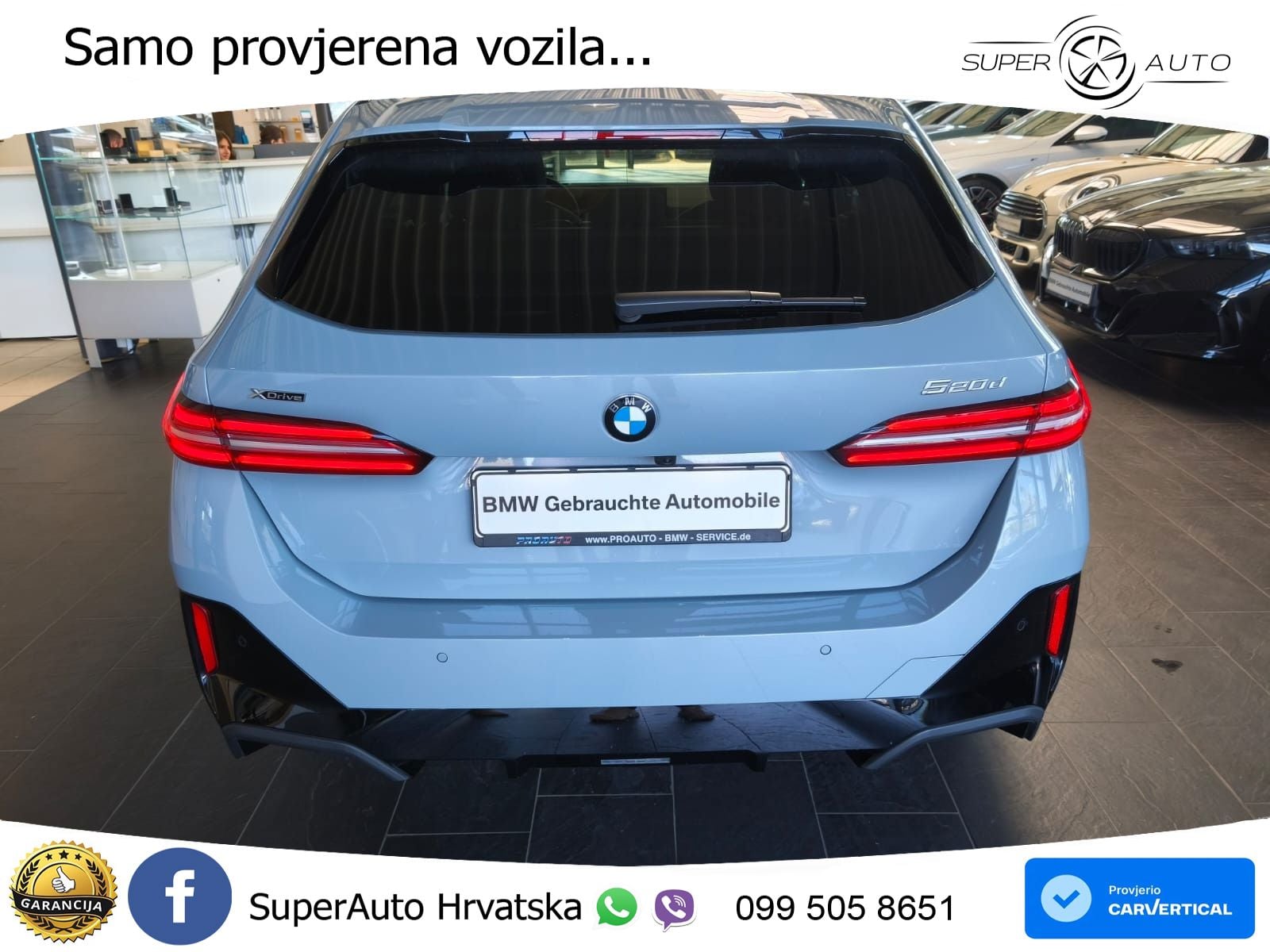 BMW 520d Touring (197 KS) xDrive Steptronic M Sport ACC+HEAD+GR SJED+360+PANO