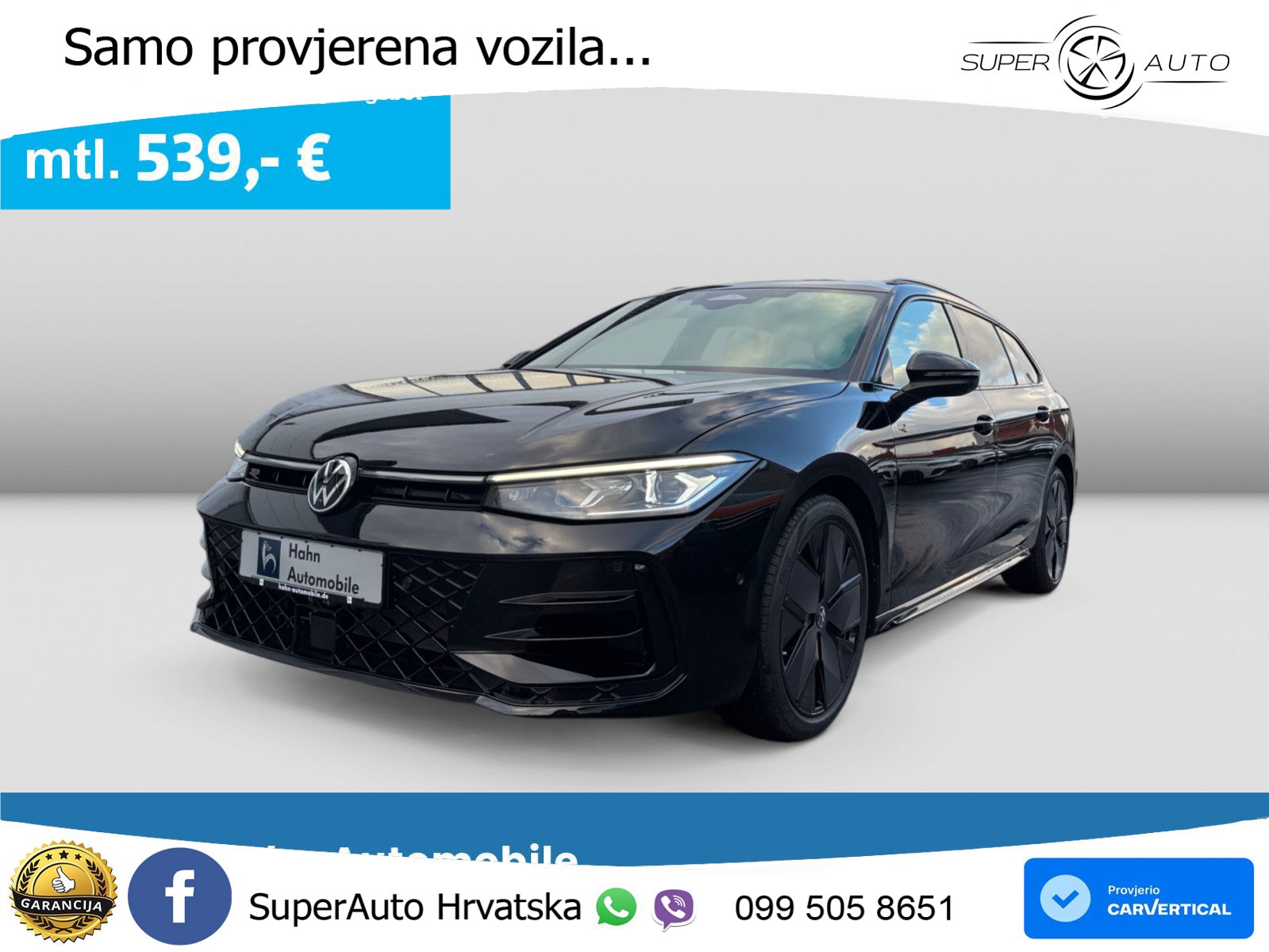 Volkswagen Passat Variant 2.0 TSI (265 KS) 4MOTION DSG R-Line LED+GR SJED+ACC