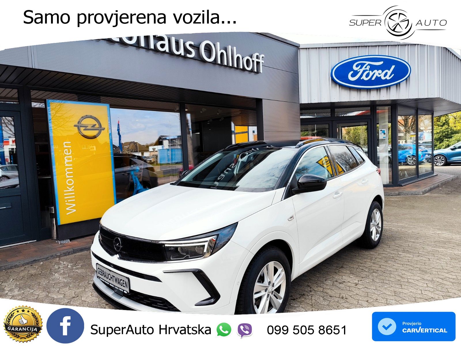 Opel Grandland 1.2i Turbo (130 KS) Automatic Elegance LED+GR SJED+ACC