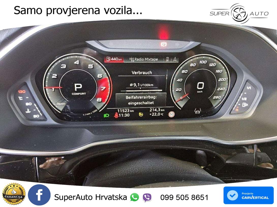 Audi Q3 II Sportback 40 TFSI (190 KS) quattro S tronic S line LED+GR SJED+ACC