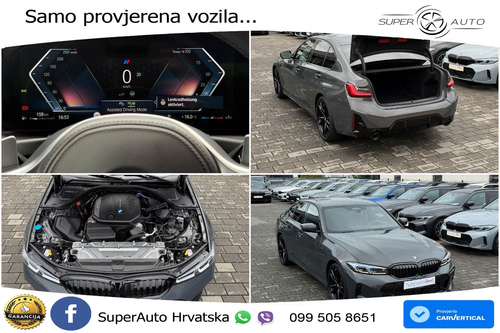 BMW 320d (190 KS) xDrive Steptronic M Sport LED+GR SJED+ACC